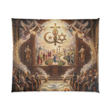 Faith Unity Comforter — Religions of the World Unite Design - LIZZIE'S UNIQUE BOUTIQUE