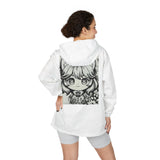 Anime Catgirl Windbreaker Jacket — Cute Chibi Fox Girl Graphic - LIZZIE'S UNIQUE BOUTIQUE