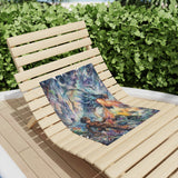 Dragon Temper Tantrum Beach Towel — Upset Fire-Breathing Dragon Design - LIZZIE'S UNIQUE BOUTIQUE