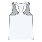Fairy Girl Floral Tank Top — Cute Butterfly Princess Racerback Tank - LIZZIE'S UNIQUE BOUTIQUE