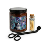 Mystical Cat Candle Set with Matches & Wick Trimmer — Magical Galaxy Scented Jar - LIZZIE'S UNIQUE BOUTIQUE
