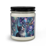 Mystical Cat Candle Set with Matches & Wick Trimmer — Magical Galaxy Scented Jar - LIZZIE'S UNIQUE BOUTIQUE
