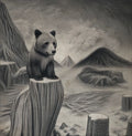 Bear Cub on Rock